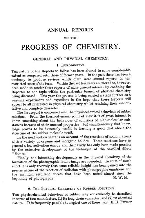 General and physical chemistry