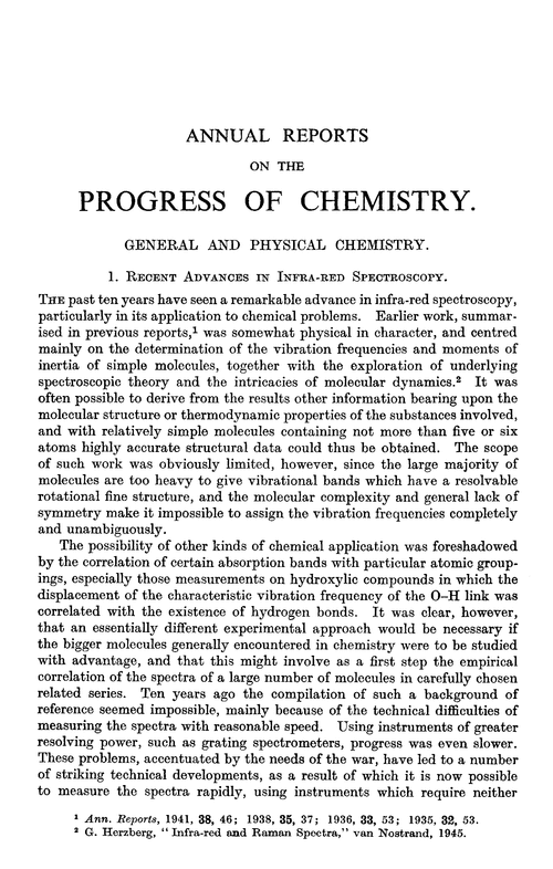 General and physical chemistry