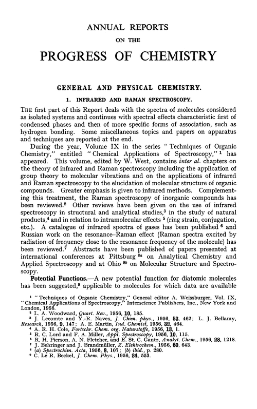 General and physical chemistry