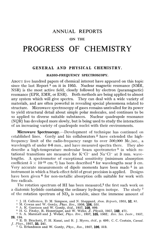 General and physical chemistry