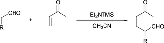 Graphical abstract: Diethylamino(trimethyl)silane-mediated direct 1,4-addition of naked aldehydes to electron-deficient olefins