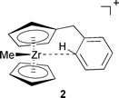 Graphical abstract: The structure and dynamics of cationic zirconocene complexes with phenyl coordination [ ]