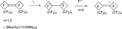 Graphical abstract: Reactions involving fluoride ion. Part 47.1 Reactions of perfluorobicycloalkenes