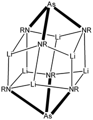 Graphical abstract: Syntheses and X-ray crystal structures of tris(imido)arsenate anions [ ]
