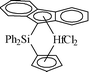 Graphical abstract: ansa-Metallocenes with a Ph2Si bridge: molecular structures of HfCl2[Ph2Si(η5-C13H8)(η5-C5H4)] and HfCl2[Ph2Si(C13H9)(η5-C5H4)]2 [ ]