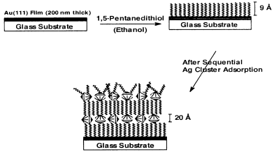 Graphical abstract: Preparation and characterisation of silver quantum dot superlattice using self-assembled monolayers of pentanedithiol
