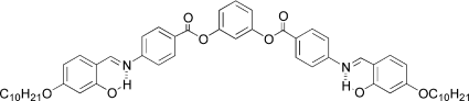 Graphical abstract: A switchable salicylaldimine-based achiral bent-shaped mesogen: synthesis and characterization