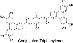 Graphical abstract: Synthesis of conjugated-bridged triphenylenes and application in OLEDs