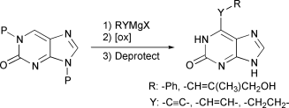 Graphical abstract: Synthesis of 6-substituted purin-2-ones with potential cytokinin activity