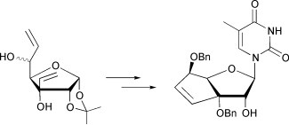 Graphical abstract: Synthesis of bicyclic nucleosides by ring-closing metathesis