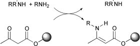 Graphical abstract: Ketoester methacrylate resin, secondary amine clean-up in the presence of primary amines