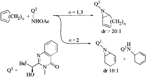 Graphical abstract: Aziridination of cyclic dienes with enantiopure 3-acetoxyaminoquinazolin-4(3H)-ones