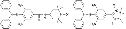 Graphical abstract: Synthesis and characterisation of some novel hetero-diradicals containing linked hydrazyl and aminoxyl (nitroxide) moieties