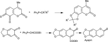 Graphical abstract: Reactions of 4-methylchromene-2,7,8-trione with phosphonium ylides. Synthesis and evaluation of fused 1,3-dioxolocoumarins as antioxidants and antiinflammatories