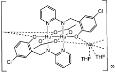 Graphical abstract: A new metal–metal bonded diruthenium(II,III) compound bridged by the dianionic tridentate ligand N-(2-pyridyl)-2-oxy-5-chlorobenzylaminate (5-Clsalpy2−)