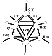Graphical abstract: Monocarbaborane chemistry. Preparation and characterisation of [4-CB8H9]−, the ‘missing’ closo-carbaborane anion