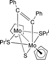 Graphical abstract: A dimolybdenum complex with an alkyne ligand parallel to the metal–metal bond: synthesis, structure and cluster formation reactions of [Mo2(μ-η1,η1-C2Ph2)(μ-S)(μ-SPri)2Cp2]