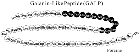 Graphical abstract: An alternative approach to the synthesis of a recombinant galanin-like peptide (GALP)1