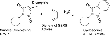 Graphical abstract: Benzotriazole maleimide as a bifunctional reactant for SERS