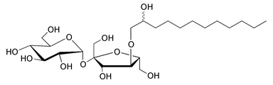 Graphical abstract: The effect of molecular shape on the liquid crystal properties of the mono-O-(2-hydroxydodecyl)sucroses