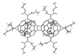 Graphical abstract: First synthesis of a highly symmetrical decakis-adduct of fullerene dimer C120