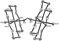 Graphical abstract: Linear chain complexes linked by hydrogen bonded O2H3− and O3H5− units: structural and magnetic comparison of trans-dihydroxo-, -diaqua-, and -aquahydroxo-chromium(iii) complexes