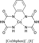 Graphical abstract: Structural and spectroscopic comparisons of the square-planar four-coordinate [o-phenylenebis(biuretato)]cobaltate(III) complex and the five-coordinate mono- and six-coordinate dicyano adducts