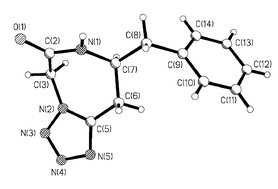 Graphical abstract: The synthesis and solid state structure of (8S)-8-benzyl-8,9-dihydro-7H-tetrazolo[1,5-d][1,4]diazepin-6-one