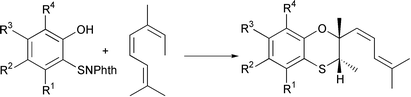 Graphical abstract: Novel cycloadditions of ortho-thioquinones with acyclic dienes: expeditious synthesis of 1,4-benzooxathiines