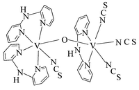 Graphical abstract: Preparation, crystal structures and spectroscopic properties of vanadium(iii) complexes with [V–O–V]4+ cores