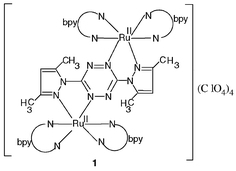 Graphical abstract: Synthesis, structure and spectroelectrochemical properties of a dinuclear ruthenium complex exhibiting a strong electronic interaction across a 1,2,4,5-tetrazine bridging ligand