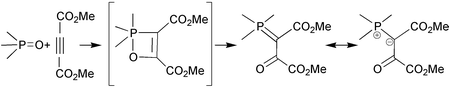 Graphical abstract: Inverse Wittig reaction of oxaphosphetenes formed by the [2+2] cycloaddition of arylphosphine oxides and dimethyl acetylenedicarboxylate (DMAD)