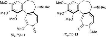 Graphical abstract: Synthesis and chiroptical properties of pseudocolchicine and neocolchicine, novel unnatural regioisomers of colchicine