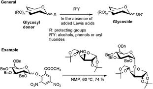 Graphical abstract: O-Glycosylations under neutral or basic conditions