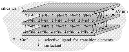 Graphical abstract: Surfactant-templated silica doped with 1-phenyl-3-methyl-4-stearoylpyrazol-5-one (HPMSP) as a new sorbent