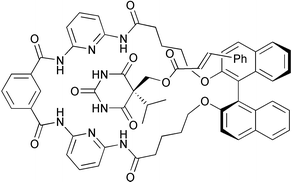 Graphical abstract: Synthesis and binding properties of chiral macrocyclic barbiturate receptors: application to nitrile oxide cyclizations