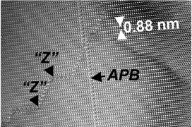 Graphical abstract: Planar defects in a precursor for phosphor materials: SrAl2 − xBxO4 (x < 0.2)