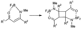 Graphical abstract: Photodimerization of enaminoketonatoboron difluorides