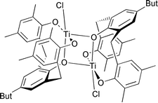 Graphical abstract: Synthesis and structures of Ti(iii) and Ti(iv) complexes supported by a tridentate aryloxide ligand