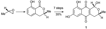 Graphical abstract: Pigments of fungi. Part 68.1 Synthesis and absolute configuration of thysanone2