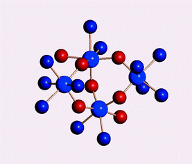 Graphical abstract: Toward synthetic models for high oxidation state forms of the Photosystem II active site metal cluster: the first tetranuclear manganese cluster containing a [Mn4(μ-O)5]6+ core