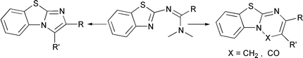 Graphical abstract: Efficient regioselective synthesis of triheterocyclic compounds: imidazo[2,1-b]benzothiazoles, pyrimido[2,1-b]benzothiazolones and pyrimido[2,1-b]benzothiazoles