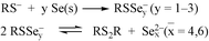 Graphical abstract: Stabilization of sulfenyl(poly)selenide ions in N,N-dimethylacetamide