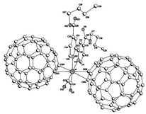Graphical abstract: Syntheses and X-ray crystal structures of dumbbell-shaped bis-fullerene tungsten and molybdenum complexes