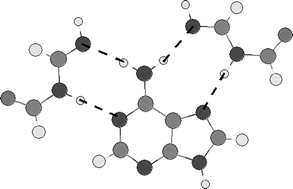 Graphical abstract: Interaction of adenine with synthetic receptors: a theoretical study