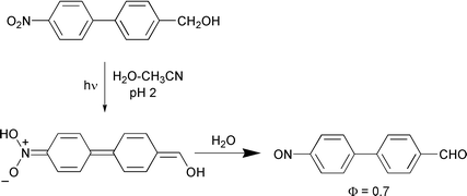 Graphical abstract: Photoredox, photodecarboxylation, and photo-retro-Aldol chemistry of p-nitrobiphenyls