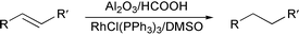 Graphical abstract: Alumina-supported formate for the hydrogenation of alkenes