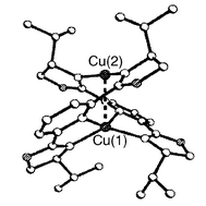 Graphical abstract: Molecular self-assembly: diastereoselective synthesis and structural characterisation of a novel binuclear copper(i) double helicate