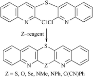 Graphical abstract: Synthesis of novel heteropentacenes containing nitrogen, sulfur and oxygen or selenium