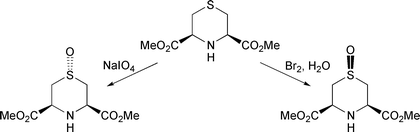 Graphical abstract: Stereochemical and conformational consequences of the oxidation of 1,4-thiazane-3,5-dicarboxylates